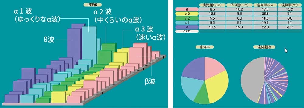 図2 測定結果の表示画面